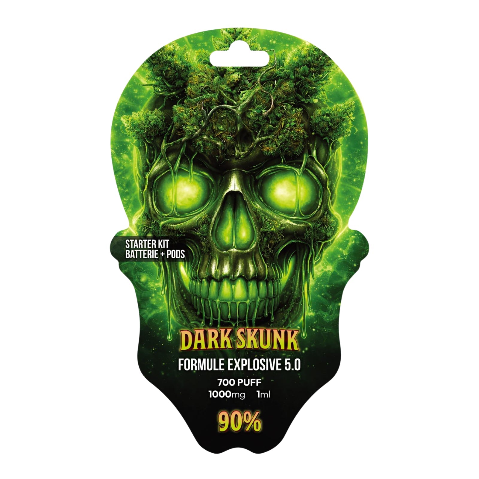 Pods Skull Vape CSA | Formule Explosive 5.0 | 4 saveurs - 420 Green road