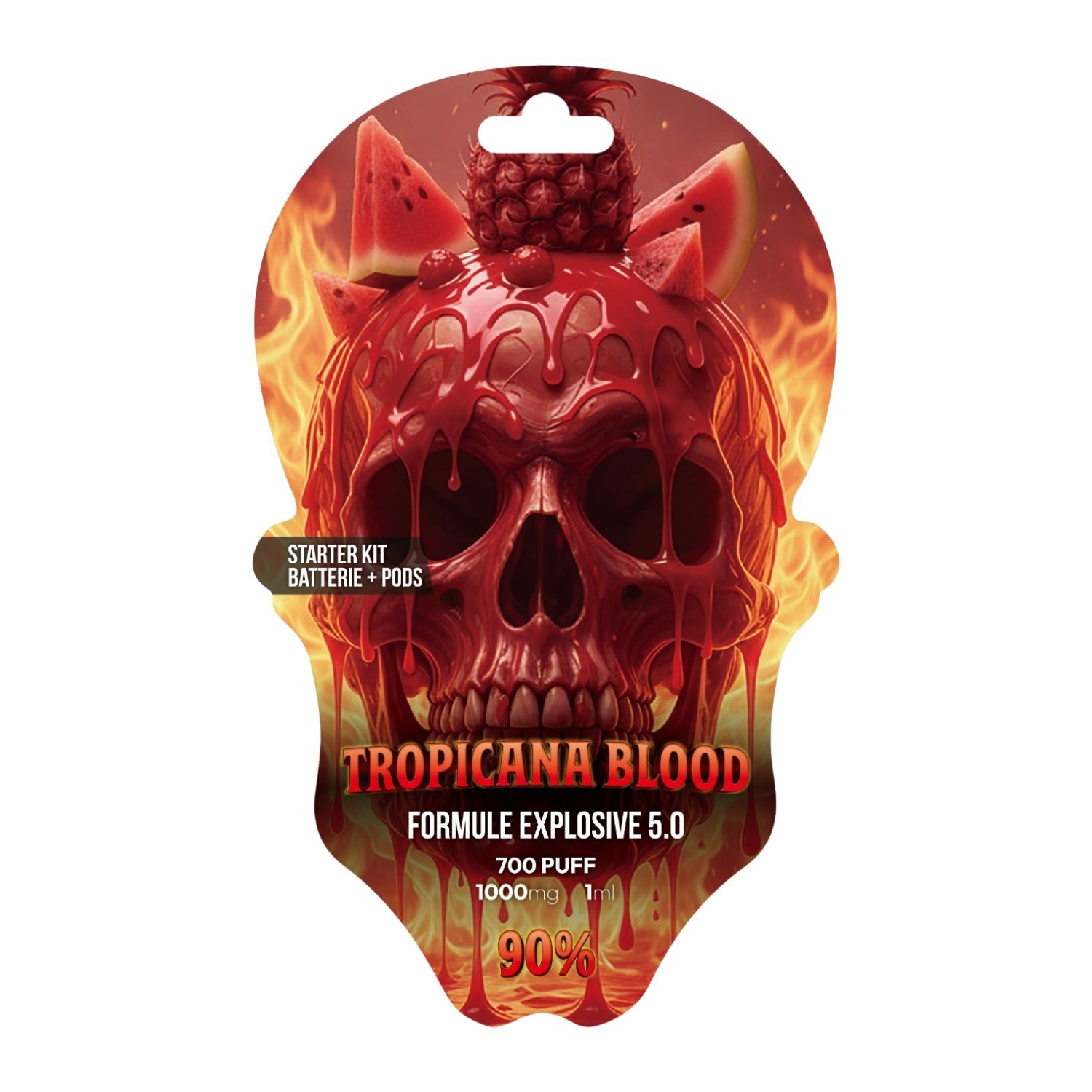 Starter Kit Skull Vape CSA | Formule Explosive 5.0 | 4 saveurs - 420 Green road