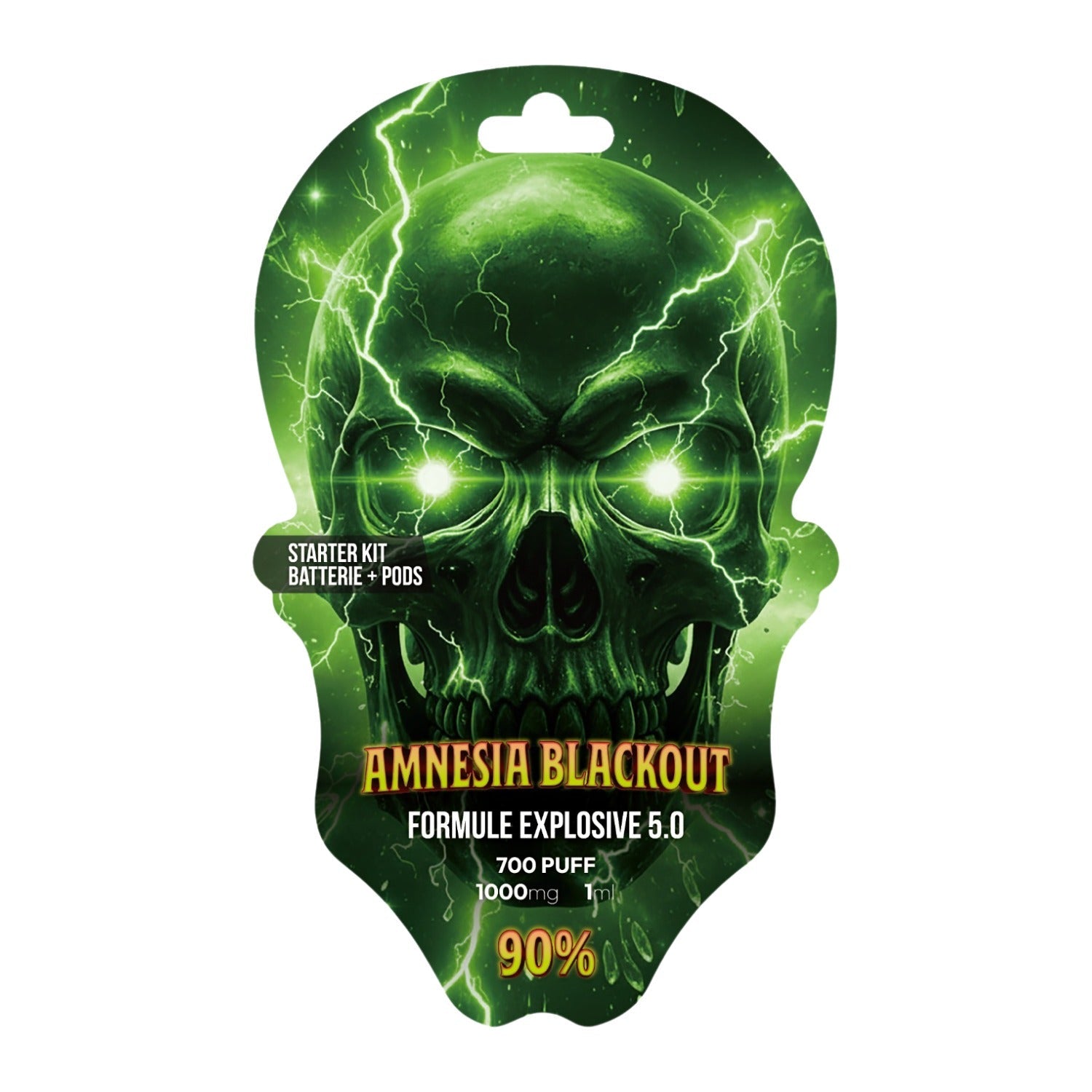 Starter Kit Skull Vape CSA | Formule Explosive 5.0 | 4 saveurs - 420 Green road